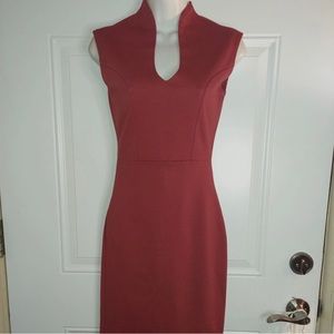 Rolla Coster Bodycon Rust Red Dress